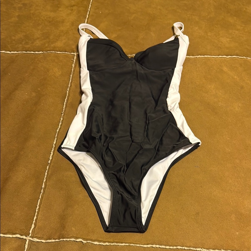 Black and White Swimsuit